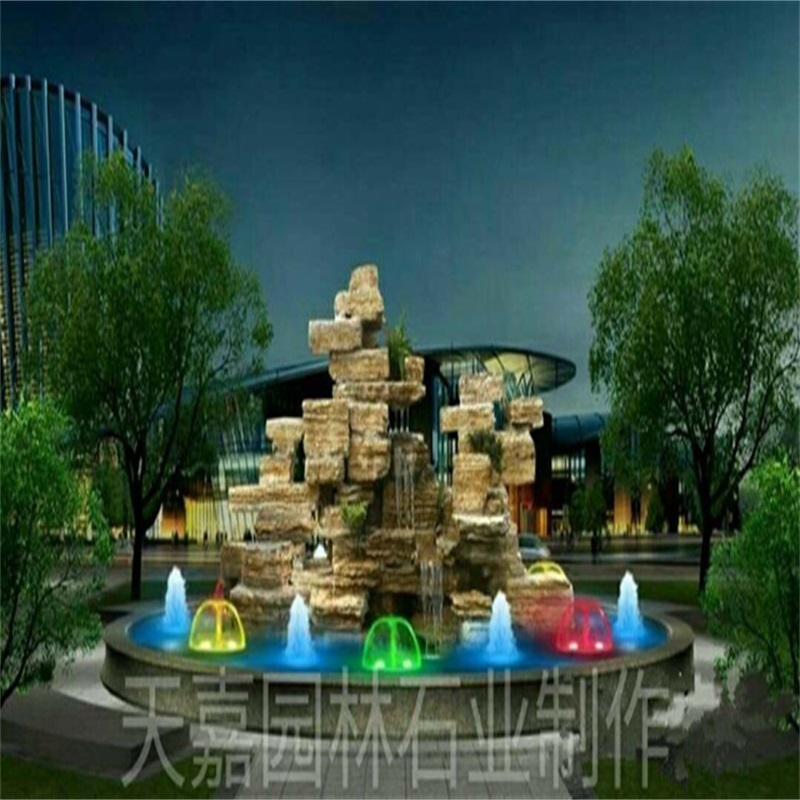 黔东南水幕墙喷泉设计
